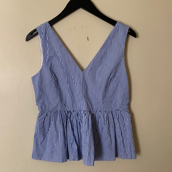J. Crew Tops - J Crew Peplum Sleeveless Blouse